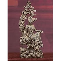 ◯木彫り、観音菩薩さま 仏像 木彫 観世音菩薩 観音菩薩 観音像 専属光背 八角台座 職人